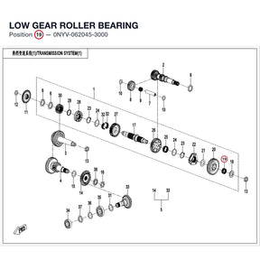 LOW GEAR ROLLER BEARING product image