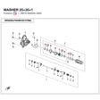 WASHER 25×35×1 product image