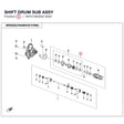 SHIFT DRUM SUB ASSY product image