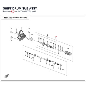 SHIFT DRUM SUB ASSY product image