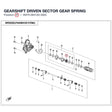 GEARSHIFT DRIVEN SECTOR GEAR SPRING product image