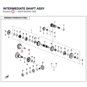 INTERMEDIATE SHAFT ASSY product image