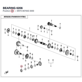 BEARING 6206 product image