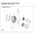 GEARBOX INPUT SHAFT COVER product image