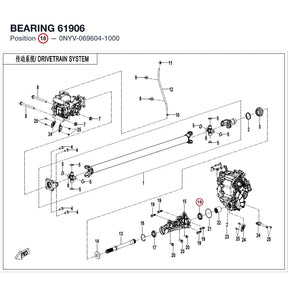 BEARING 61906 product image