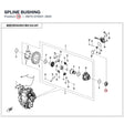SPLINE BUSHING product image