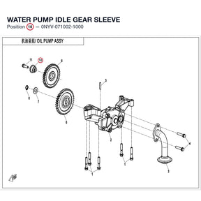 WATER PUMP IDLE GEAR SLEEVE product image