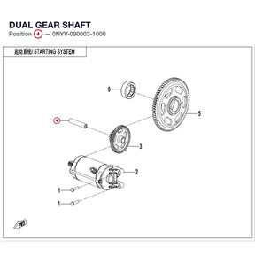 DUAL GEAR SHAFT product image