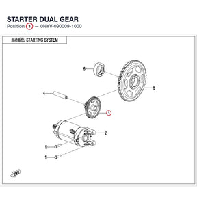 STARTER DUAL GEAR product image