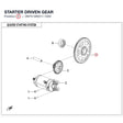 STARTER DRIVEN GEAR product image