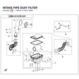 INTAKE PIPE DUST FILTER product image