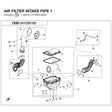 AIR FILTER INTAKE PIPE 1 product image