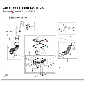 AIR FILTER UPPER HOUSING product image