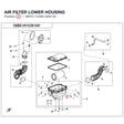 AIR FILTER LOWER HOUSING product image
