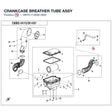 CRANKCASE BREATHER TUBE ASSY product image