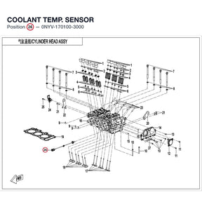 COOLANT TEMP. SENSOR product image