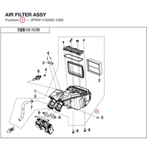 AIR FILTER ASSY product image