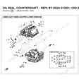 OIL SEAL, COUNTERSHAFT - REPL BY 0SQV-010001-1000-M1 product image