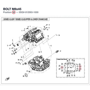 BOLT M8x45 product image