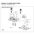 GASKET, CYLINDER HEAD COVER product image