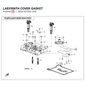 LABYRINTH COVER GASKET product image