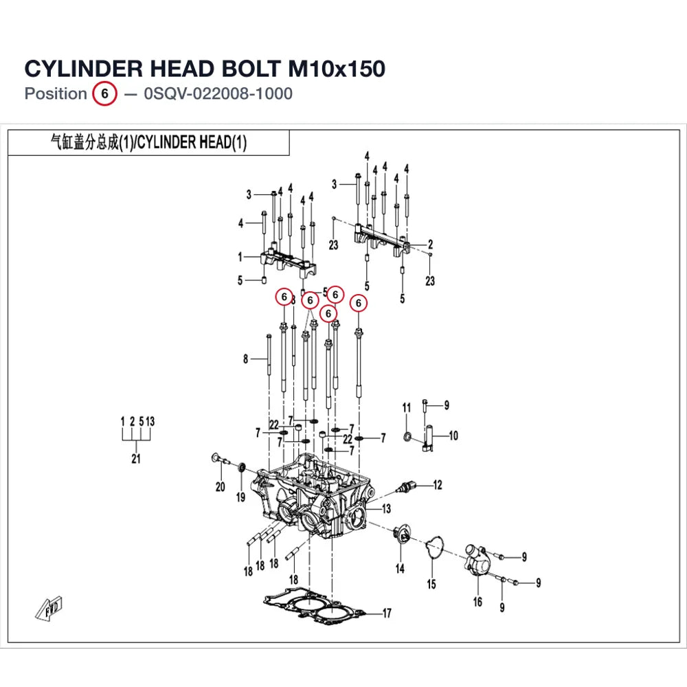 CYLINDER HEAD BOLT product image