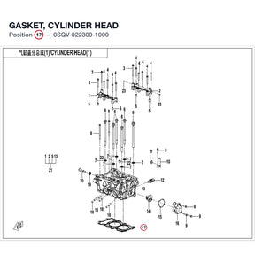 GASKET, CYLINDER HEAD product image