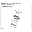 CONNECTING PIPE, THROTTLE BODY product image