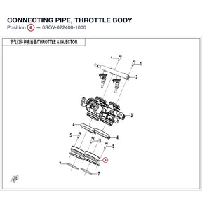 CONNECTING PIPE, THROTTLE BODY product image