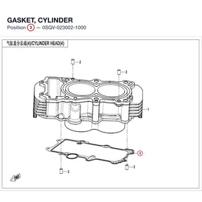 GASKET, CYLINDER product image