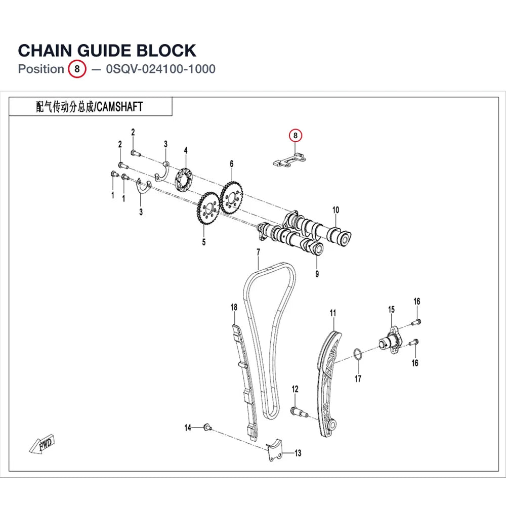 CHAIN GUIDE BLOCK product image