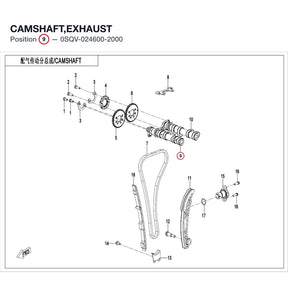 CAMSHAFT,EXHAUST product image