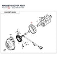 MAGNETO ROTOR ASSY product image