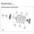 BOLT M12x1.25x40 product image