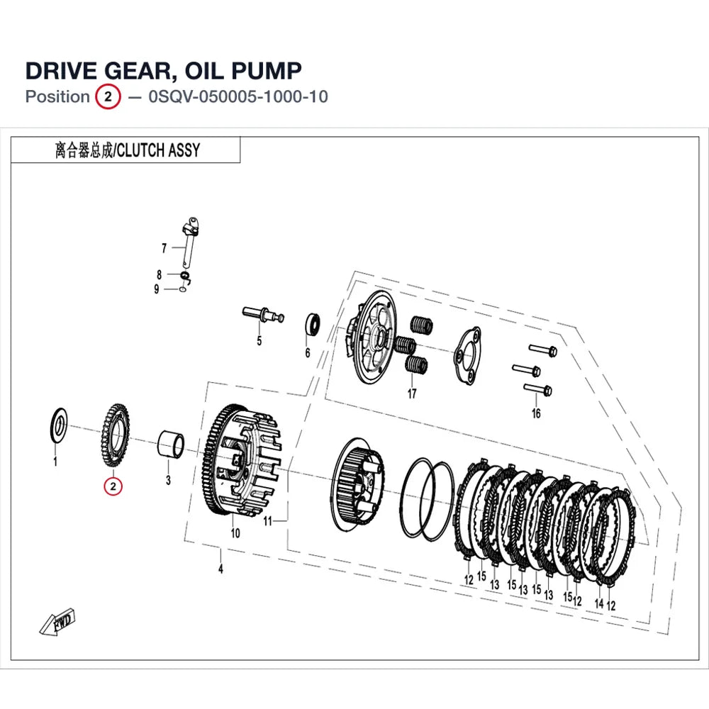 DRIVE GEAR, OIL PUMP product image