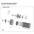 CLUTCH SUB ASSY product image