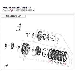 FRICTION DISC ASSY 1 product image