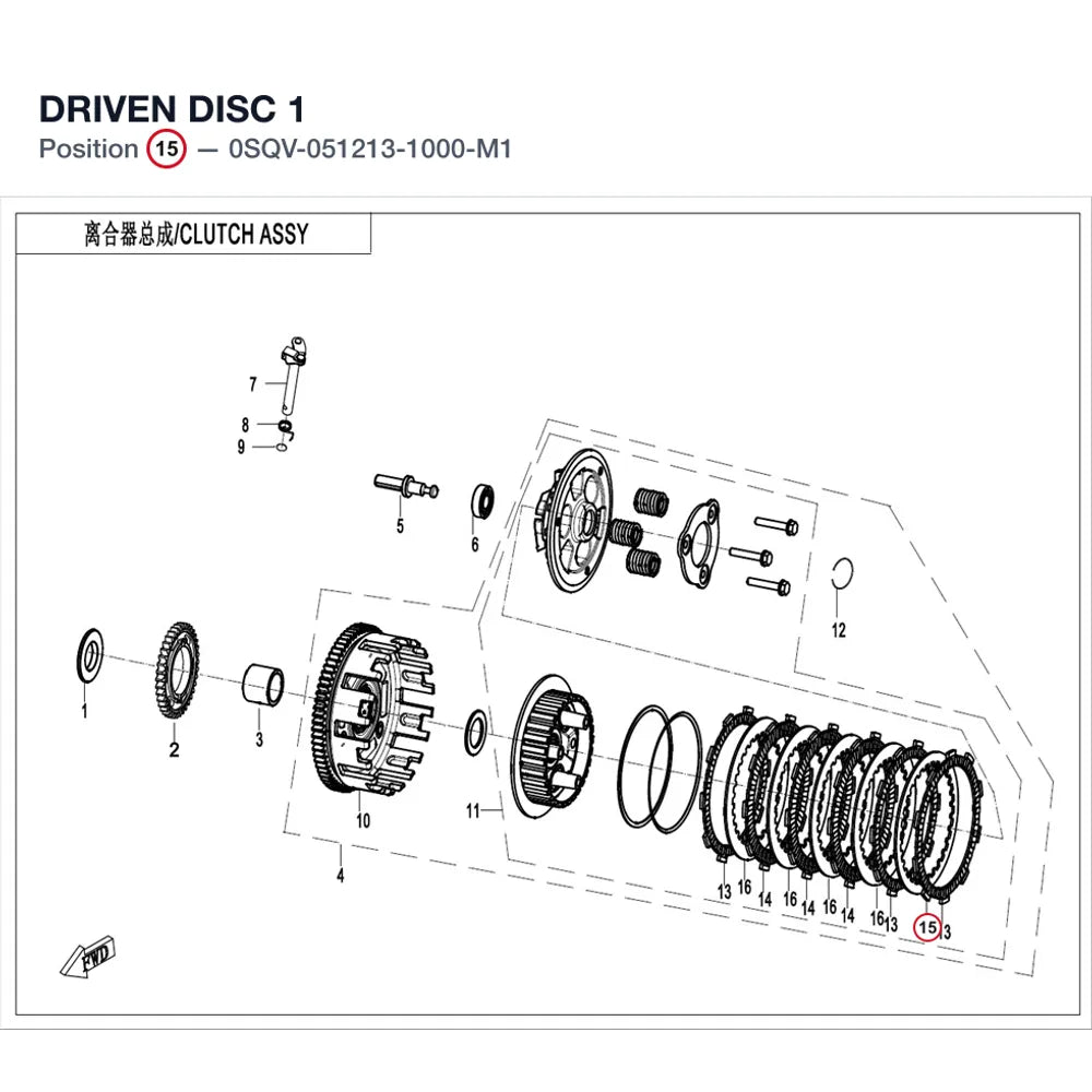 DRIVEN DISC 1 product image