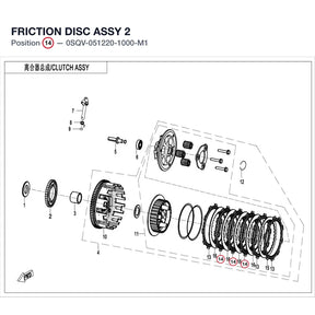 FRICTION DISC ASSY 2 product image