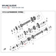 SPLINE SLEEVE product image