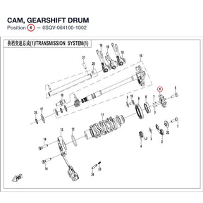 CAM, GEARSHIFT DRUM product image