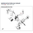 WATER OUTLET PIPE, OIL COOLER product image