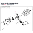 STARTING MOTOR GEAR ASSY product image