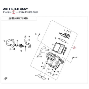 AIR FILTER ASSY product image
