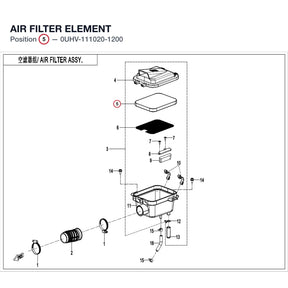 AIR FILTER ELEMENT product image