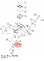 Diagram preview: Screw Truss M5X0.8 (J031050103)