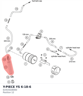 Diagram preview: Y-PIECE YS 6-18-6 (61915028000)