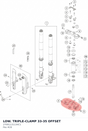 Diagram preview: LOW. TRIPLE-CLAMP 33-35 OFFSET (27001131134C1)