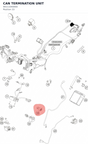 Diagram preview: CAN TERMINATION UNIT (90111040000)