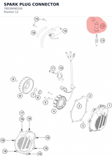 Diagram preview: SPARK PLUG CONNECTOR (78039090100)
